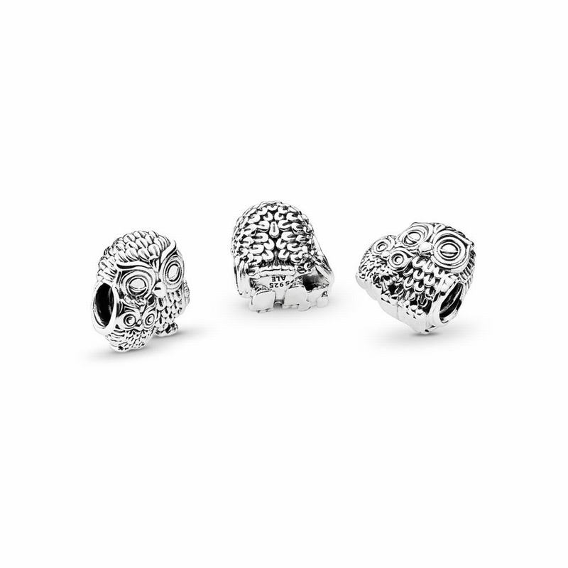 Talismane Pandora Charming Owls Argint (eSdXY9oC)